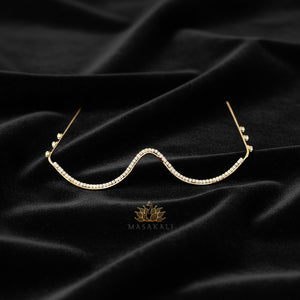 Designer Rhinestone-Decorated Facelet | Eyewear Jewellery