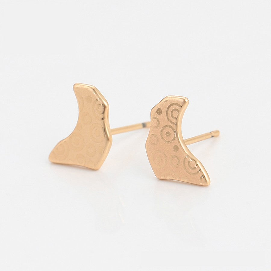 18k Gold-Plated Anti-Tarnish Stud Earrings
