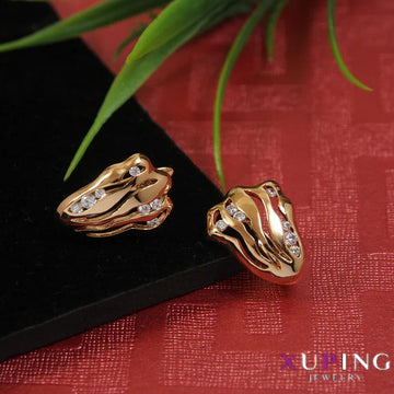 Anti-Tarnish American Diamond Partywear Huggie Earrings