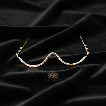 Designer Rhinestone-Decorated Facelet | Eyewear Jewellery