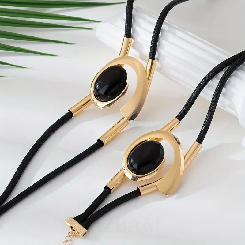 Double-Layer Spiral Pendant Necklace & Bracelet Set