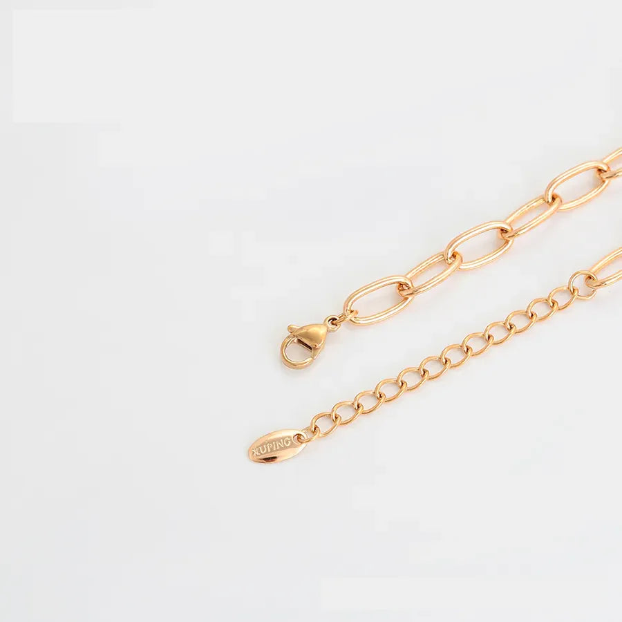 Gold-Plated Christ Crucifix Cross Pendant Necklace