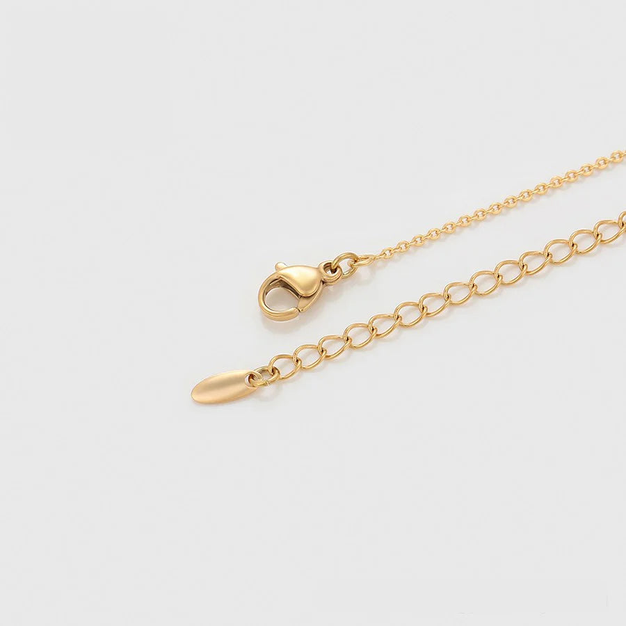 Gold-Plated Heart-Shaped CZ Stone-Studded Demi-Fine Pendant Necklace