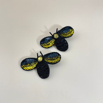 Handmade Quirky Cute Bee Stud Earrings