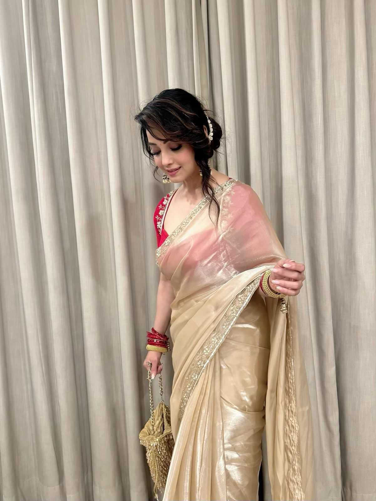 Jimmy Chu Fabric Ananya Inspired Designer Saree