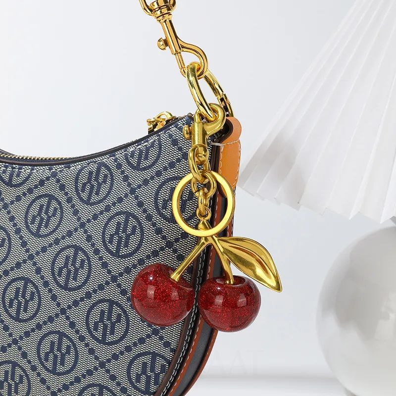 Original Cherry Bag Charm / Keychain (Red)