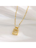 Perfume Bottle Necklace, Dancing Diamond Scent Holder Pendant Necklace For Women, Korean Jewellery