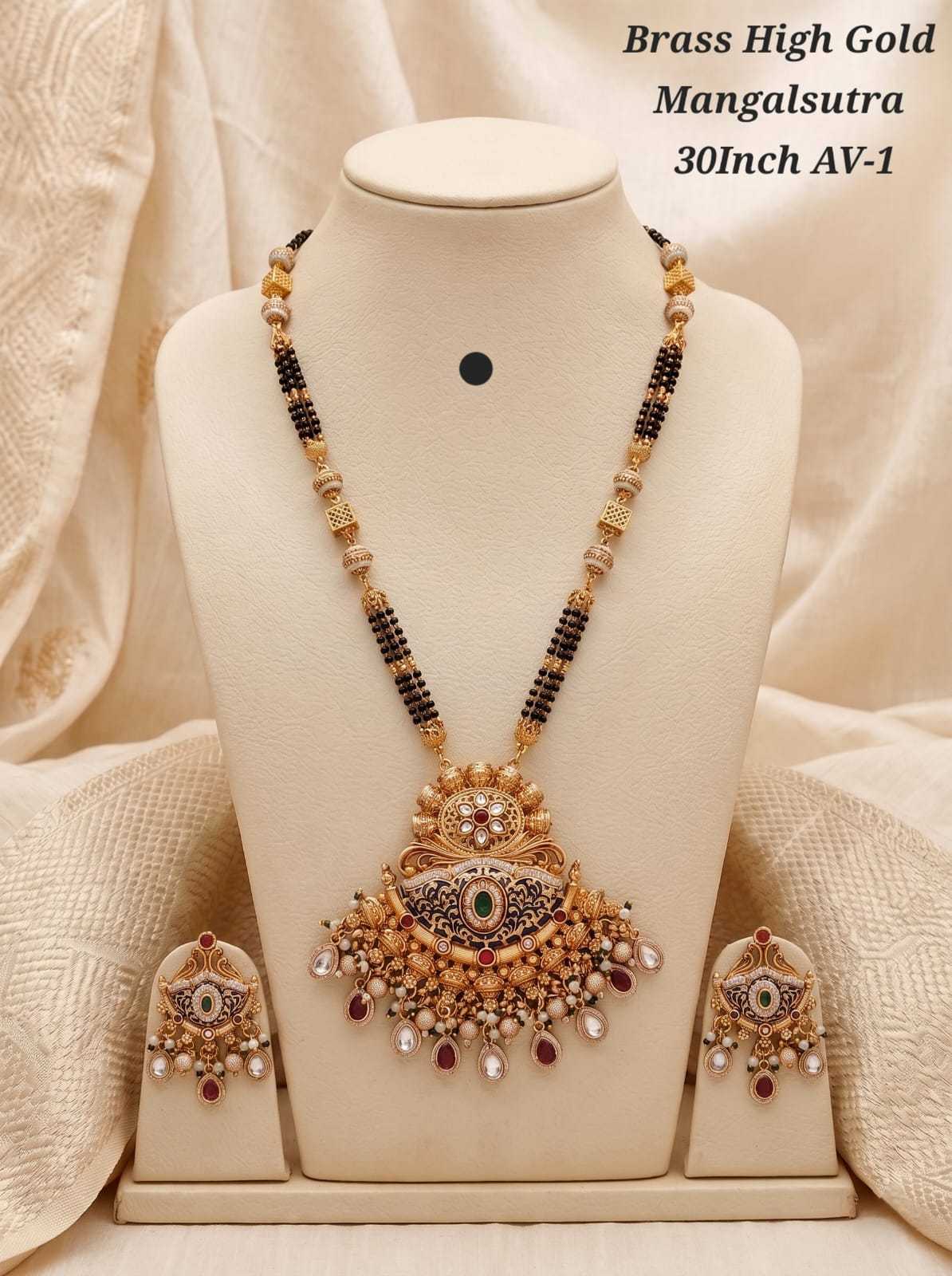 Premium Brass High Gold Mangalsutra