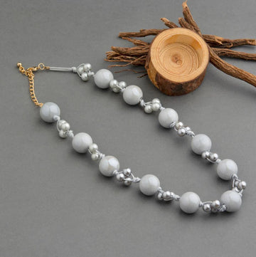 Versatile Beads Necklace, Acrylic Resin Jewellery For Women